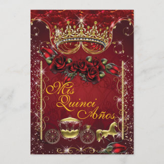 Quinceañera und Party Einladungen des Bonbon-16