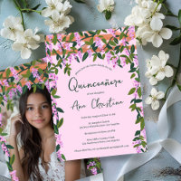 Quinceañera Wisteria Vines Floral Custom Foto
