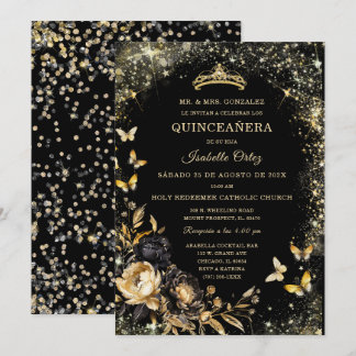 Quinceanera Zitate auf Spanisch Einladung