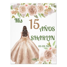 Quinceañeras Begrüßungszeichen