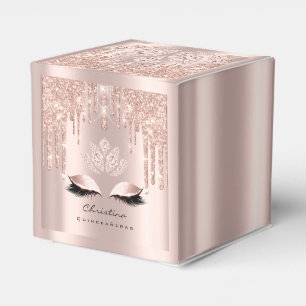 Quinceañeras Bonbon-16. BrautRosen-Goldfunken Geschenkschachtel