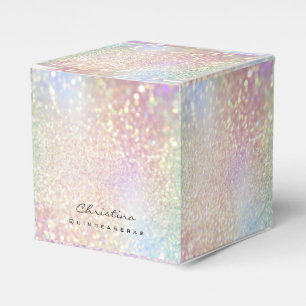 Quinceañeras Sweet 16. Bridal Rose Holografie  Geschenkschachtel