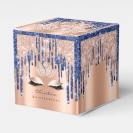Quinceañeras Sweet 16. Bridal Rose Tropfen Blue Geschenkschachtel