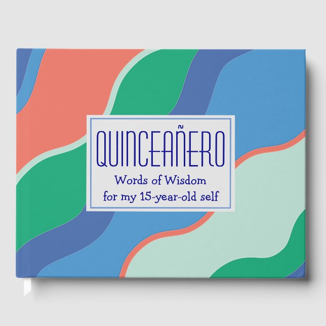 QUINCEANERO GÄSTEBUCH (Vorderseite)