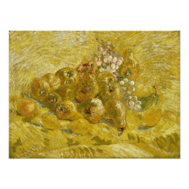 Quinces Lemons Birnen Trauben von Van Gogh Fotodruck