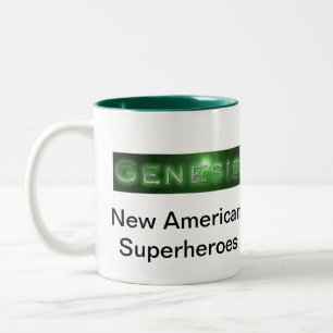 Quinceys "Genese-" Kaffee-Tasse Zweifarbige Tasse