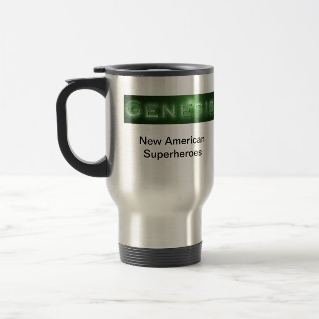 Quinceys "Genese-" Reise-Tasse Reisebecher (Links)