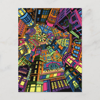 Quincy Illinois Historic District Postcard Postkarte