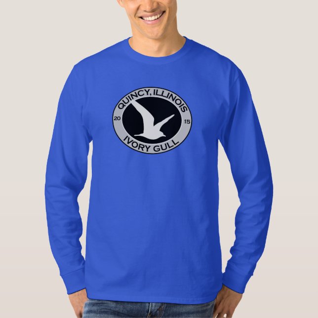 Quincy, Illinoiselfenbein-Möve 2015 T-Shirt (Vorderseite)