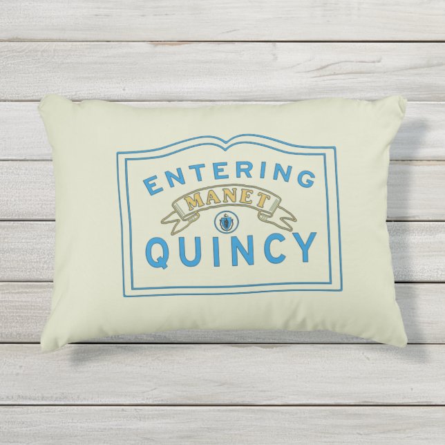 Quincy MA Kissen Für Draußen (Vorderseite)