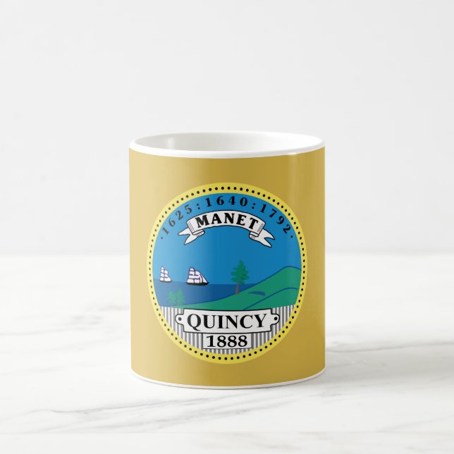 Quincy Massachusetts Kaffeetasse (Mittel)