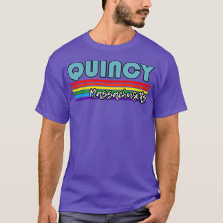 Quincy Massachusetts Pride Quincy LGBT Geschenk LG T-Shirt