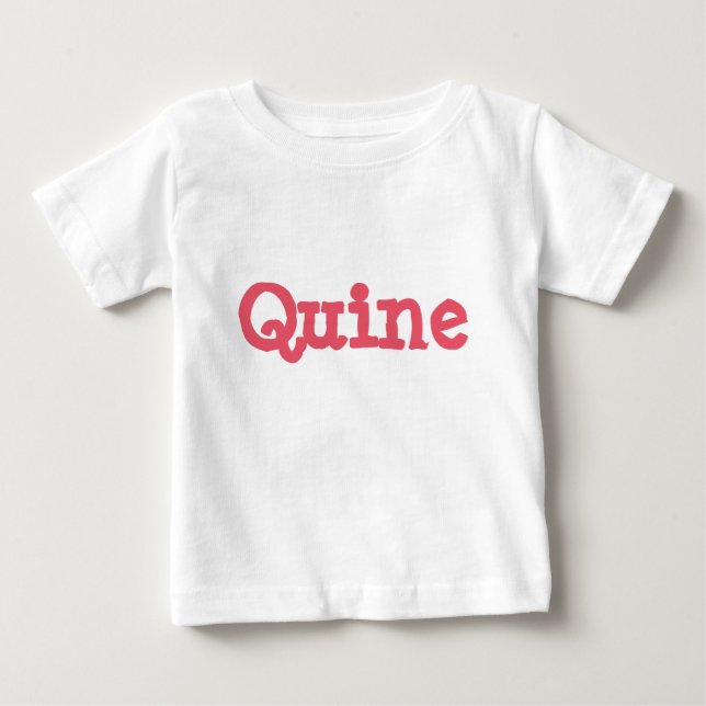 Quine Hoodie Baby T-shirt (Vorderseite)
