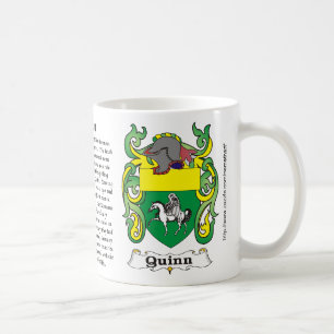 Quinn-Familien-Wappen Tasse