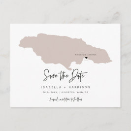 QUINN - Jamaica Karte Save the Date Bewegliches He