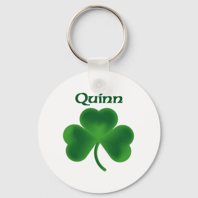 Quinn Kleeblatt Schlüsselanhänger (Vorderseite)