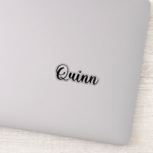Quinn Name - Handgeschriebene Kalligrafie Aufkleber