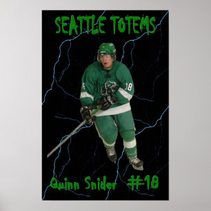Quinn Snider - Seattle-Totems Poster