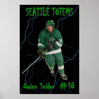 Quinn Snider - Seattle Totems Poster