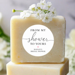 Quinn Von Meiner Dusche für Deine Seife Runder Aufkleber