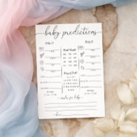Quinn Zwillinge Baby-Vorhersage-Spiel