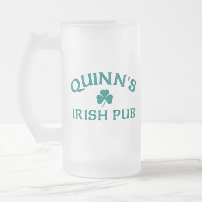 Quinn's Irish Pub Mattglas Bierglas (Links)