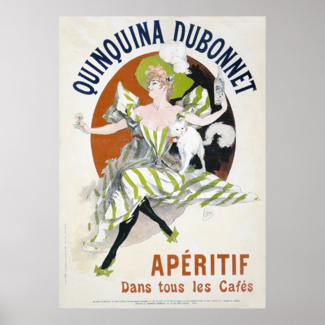 Quinquina Dubonnet Aperitif - Poster de Vinatge (Devant)
