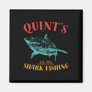 Quint’s Shark Est. 1975 Angeln Lustig Retro Fische Magnet