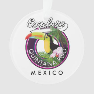 Quintana Roo Holbox Strand Mexiko. Klassisch Rund  Ornament