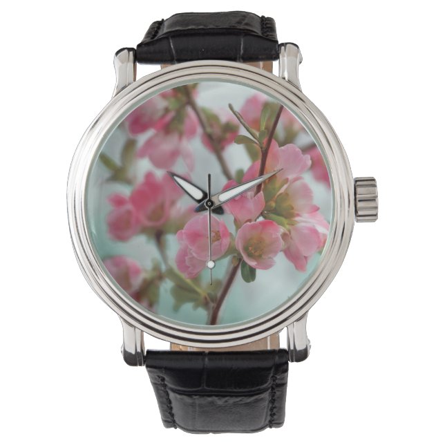 Quinte Blüten Armbanduhr (Vorderseite)