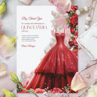 Quintencera Glam Red Dress
