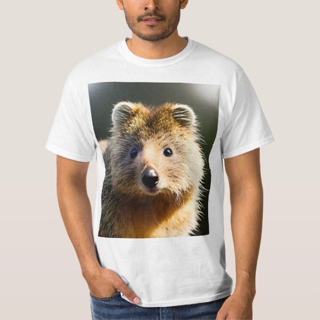 Quintin The Ginger Quokka, Mens Value Tshirt (Vorderseite)