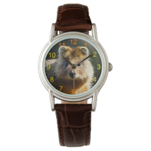 Quintin The Ginger Quokka, Wrist Watch Armbanduhr