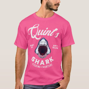 Quints Fischerei Charters seit 1975 Amity Island T-Shirt