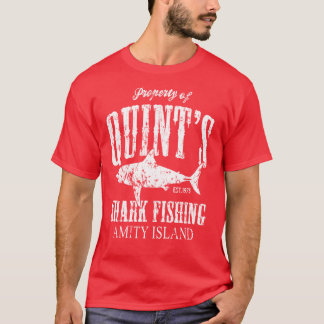 Quints Haifischangeln Amity Island Familie T-Shirt
