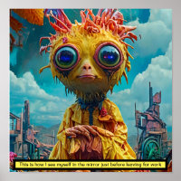 Quirky Alien Chicken