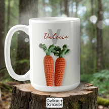 Quirky Amigurumi Minimalistisch Crochet Carrots Na