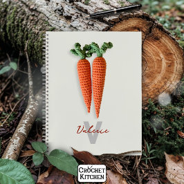 Quirky Amigurumi Minimalistisch Crochet Carrots Na Notizbuch