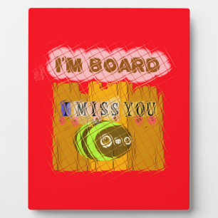 Quirky Art Print Fotoplatte