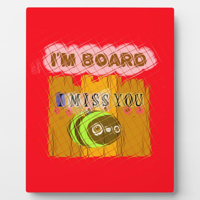Quirky Art Print Fotoplatte (Vorderseite)