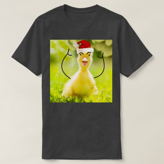 Quirky Christmas Duck T-Shirt (Design vorne)