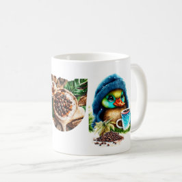 Quirky Coffee Lover Duck Design Kaffeetasse