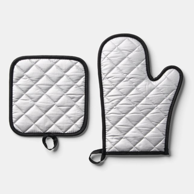 Quirky Coffee Lover Duck Design Ofenhandschuh & Topflappen-Set (Rückseite)
