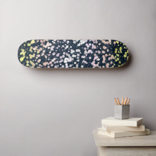 Quirky Cute Retro Boho Flora Pangender-Stolzflagge Skateboard