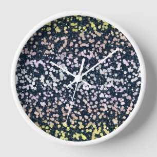 Quirky Cute Retro Boho Flora Pangender-Stolzflagge Uhr