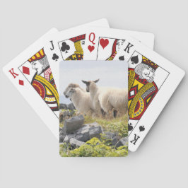 Quirky Designs - Schafe in einem Feld Spielkarten