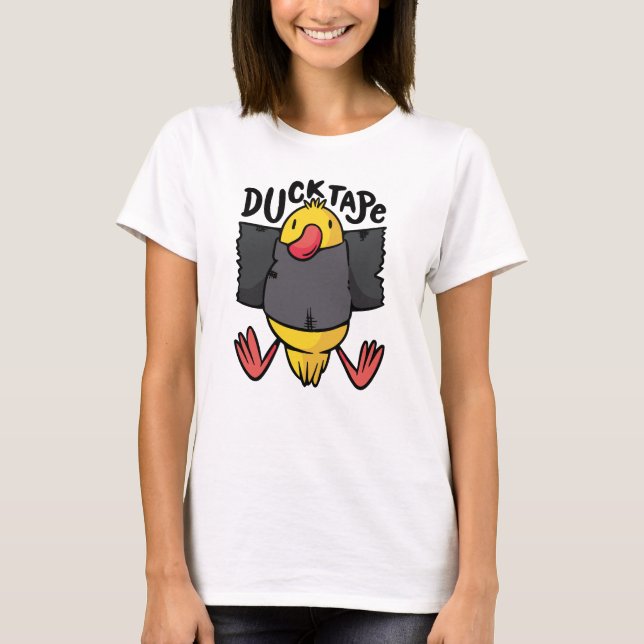 Quirky Duck Tape Wall Mount T-Shirt (Vorderseite)