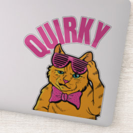 Quirky.. Entdecken Sie die vielen Stimmungen der K Aufkleber