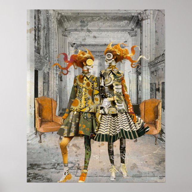 Quirky Fashionistas Poster (Vorne)