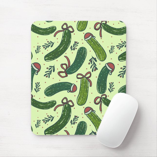 Quirky Festivals Weihnachtsmuster Mousepad (Mit Mouse)